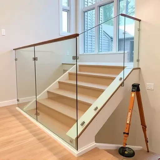 modern glass railings installation lake Orion Michigan,modern glass railings installation guide,tools needed for glass railing installation