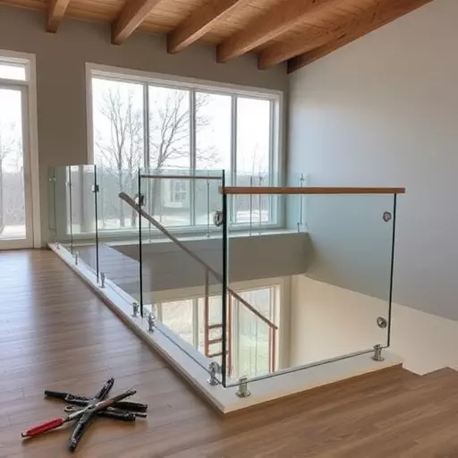 modern glass railings installation lake Orion Michigan,modern glass railings installation guide,tools needed for glass railing installation