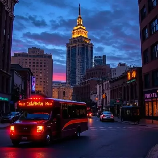 party bus routes toledo,downtown nightlife party bus routes,scenic party bus tours