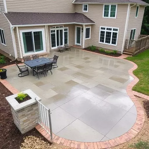Patio construction techniques Oak Harbor Ohio,Custom patio designs,Concrete patio construction