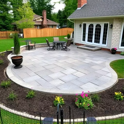 Patio construction techniques Oak Harbor Ohio,Custom patio designs,Concrete patio construction