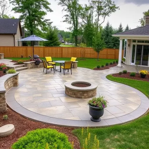 Patio construction techniques Oak Harbor Ohio,Custom patio designs,Concrete patio construction