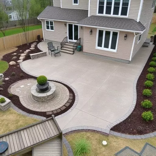 Patio construction techniques Oak Harbor Ohio,Custom patio designs,Concrete patio construction