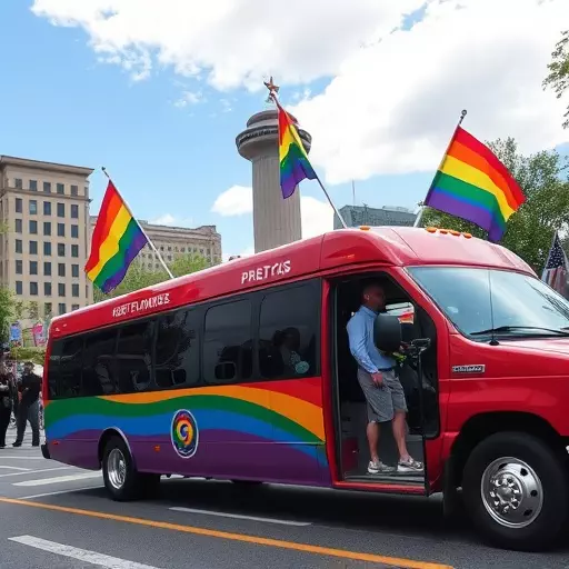 pride parade transportation toledo,lgbtq+ parade shuttles,pride event transport services