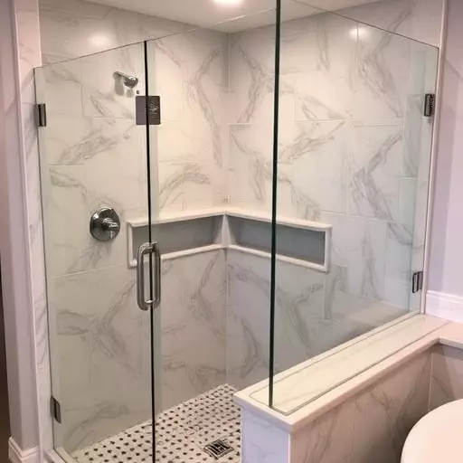 royal oak michigan glass shower door installation,custom glass shower door installation,glass shower door installation royal oak mi