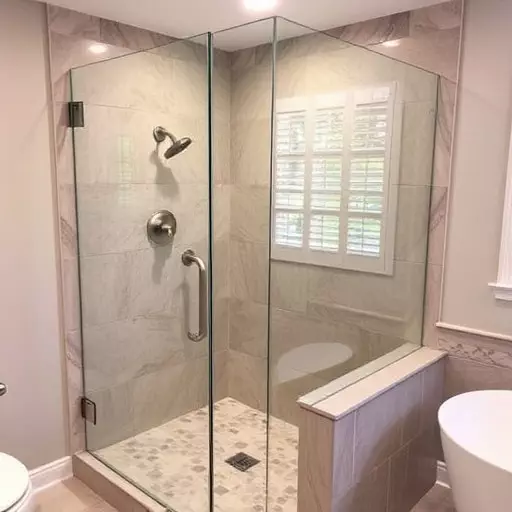 royal oak michigan glass shower door installation,custom glass shower door installation,glass shower door installation royal oak mi