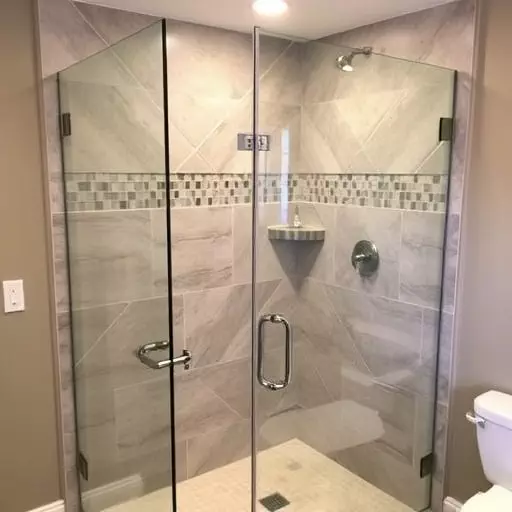 royal oak michigan glass shower door installation,custom glass shower door installation,glass shower door installation royal oak mi