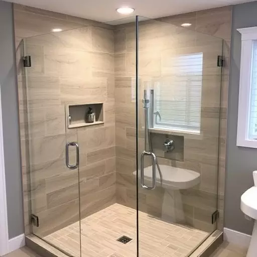 royal oak michigan glass shower door installation,custom glass shower door installation,glass shower door installation royal oak mi