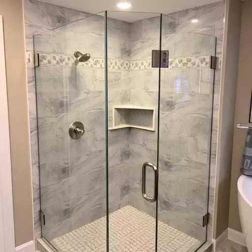 royal oak michigan glass shower door installation,custom glass shower door installation,glass shower door installation royal oak mi