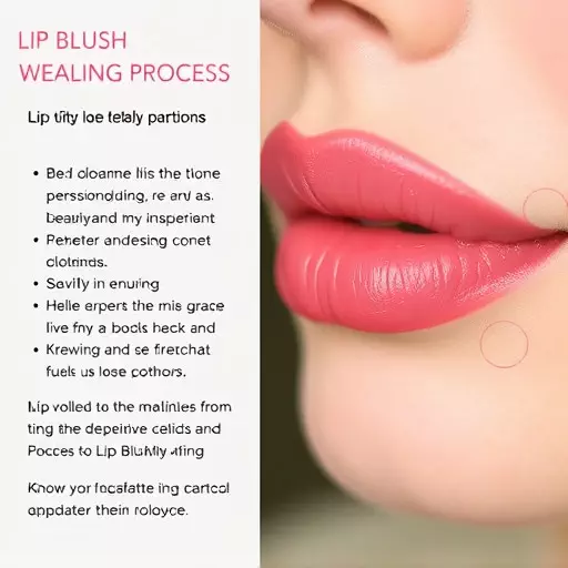 semi-permanent lip tint toledo,lip blush healing process,lip blush aftercare instructions