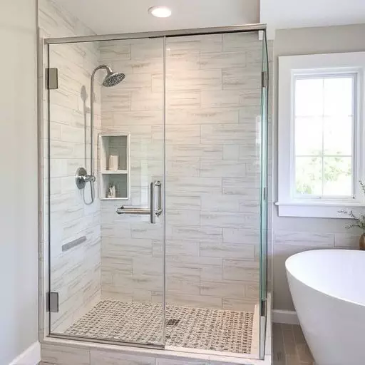 sliding shower door lake Orion Michigan,sliding shower door designs,sliding shower door materials