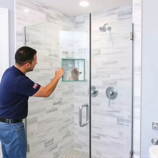 swinging glass shower door installation lake Orion Michigan,swinging glass shower door installation steps,tools required for swinging shower door installation