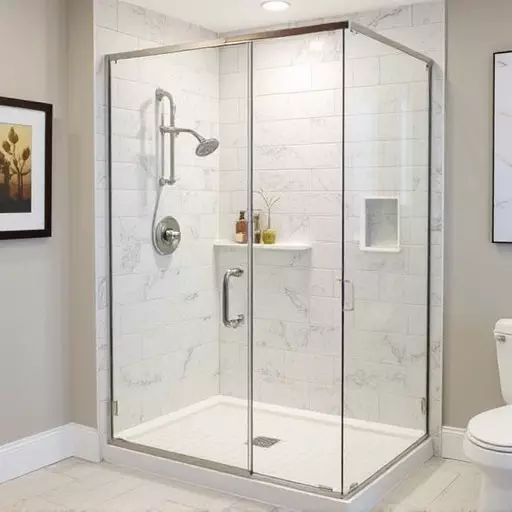 swinging shower doors lake Orion Michigan,swinging shower door designs,swinging shower door materials