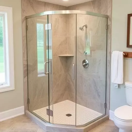 swinging shower doors lake Orion Michigan,swinging shower door designs,swinging shower door materials