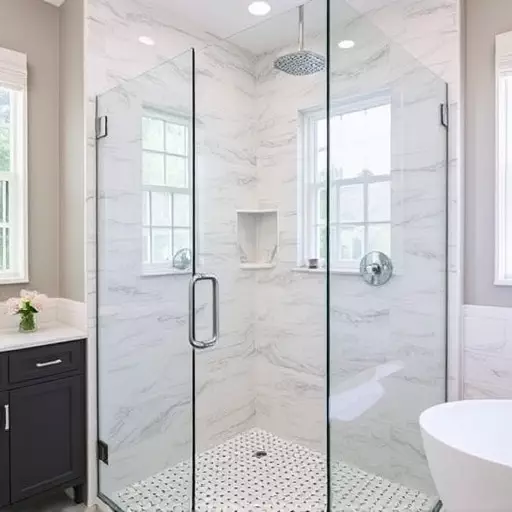 ultra clear glass shower doors lake Orion Michigan,ultra clear glass shower door features,benefits of ultra clear glass