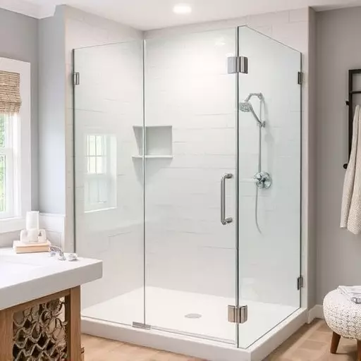 ultra clear glass shower doors lake Orion Michigan,ultra clear glass shower door features,benefits of ultra clear glass