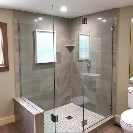 affordable frameless shower doors lake Orion Michigan,affordable frameless shower door options,budget-friendly frameless shower doors