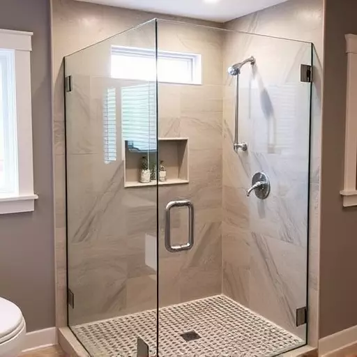 affordable frameless shower doors lake Orion Michigan,affordable frameless shower door options,budget-friendly frameless shower doors