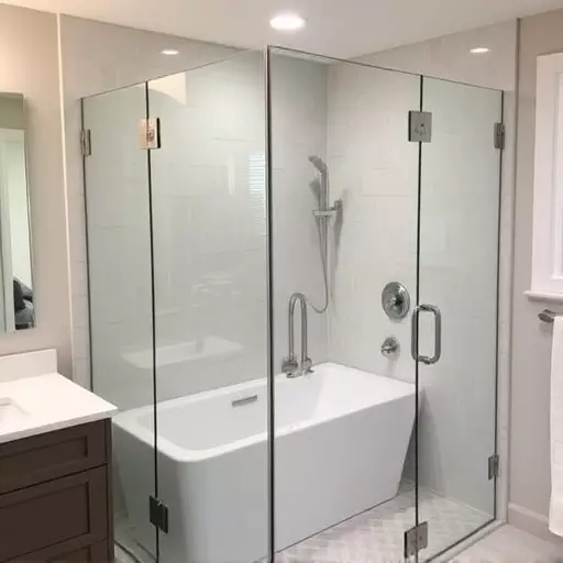 bathroom glass door installers lake Orion Michigan,bathroom glass door installation services,frameless glass door installers