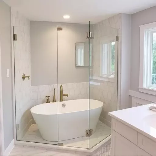 bathroom glass door installers lake Orion Michigan,bathroom glass door installation services,frameless glass door installers