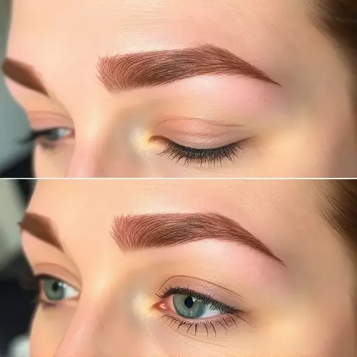combination brow technique toledo,microblading and shading,semi-permanent eyebrow solutions