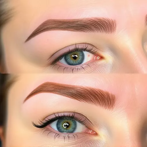 combination brow technique toledo,microblading and shading,semi-permanent eyebrow solutions