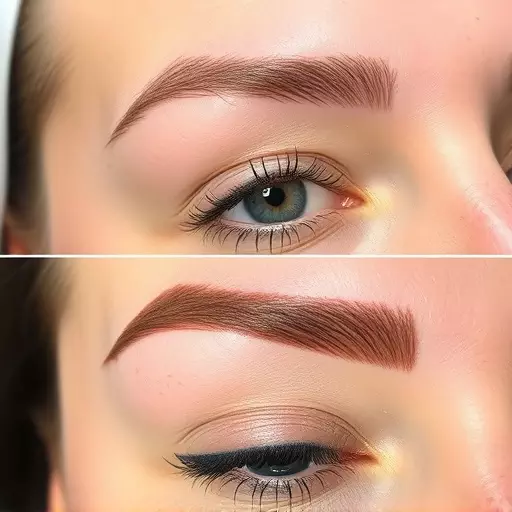 combination brow technique toledo,microblading and shading,semi-permanent eyebrow solutions