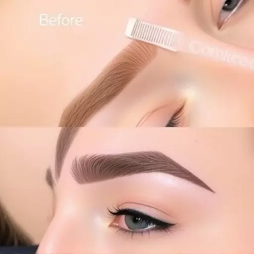 combination brow technique toledo,microblading and shading,semi-permanent eyebrow solutions