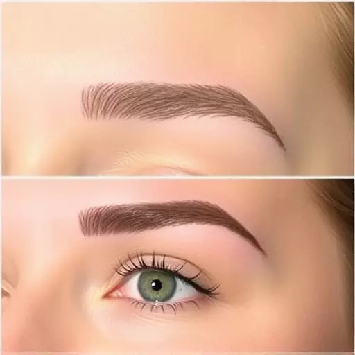 combo brows for natural look toledo,microblading and shading combo technique,benefits of combo brows for sparse eyebrows