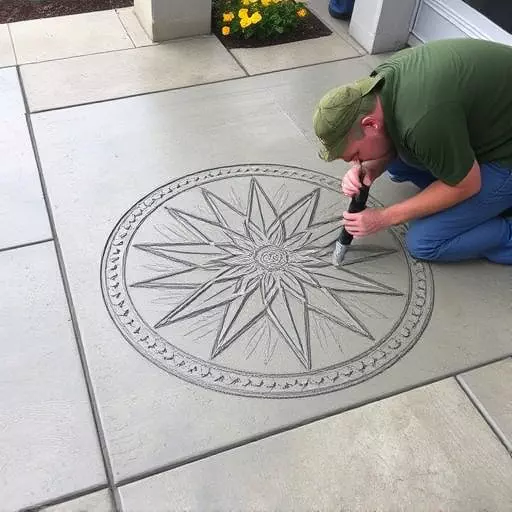 Concrete engraving techniquesOak Harbor Ohio,Benefits of concrete engraving,Decorative concrete engraving