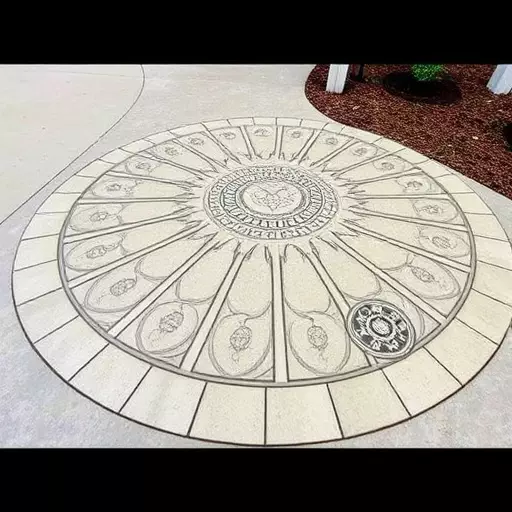 Concrete engraving techniquesOak Harbor Ohio,Benefits of concrete engraving,Decorative concrete engraving