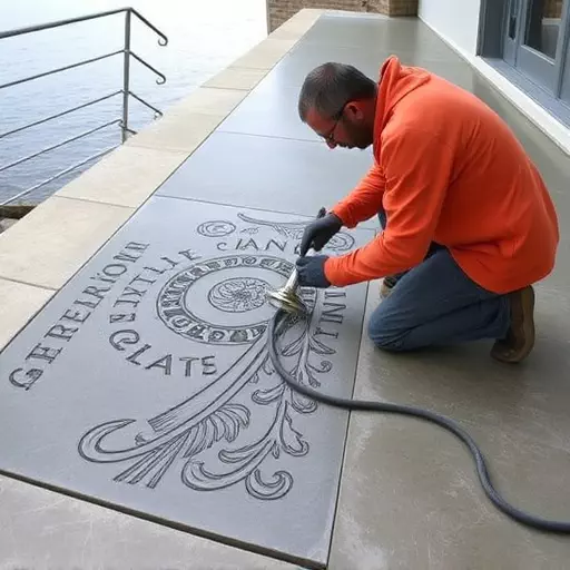 Concrete engraving techniquesOak Harbor Ohio,Benefits of concrete engraving,Decorative concrete engraving