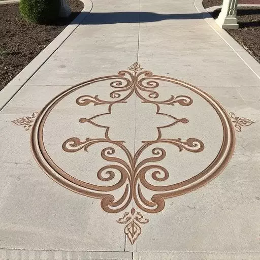 Concrete engraving techniquesOak Harbor Ohio,Benefits of concrete engraving,Decorative concrete engraving