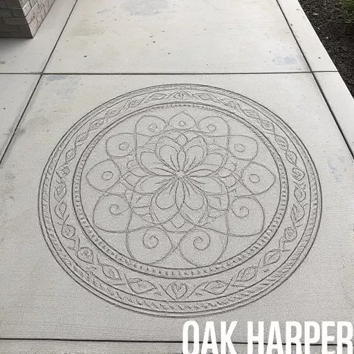 Concrete engraving techniquesOak Harbor Ohio,Benefits of concrete engraving,Decorative concrete engraving