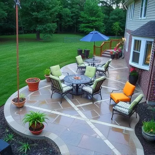 Concrete patio design ideas Oak Harbor Ohio,Benefits of concrete patios,Stamped concrete patios