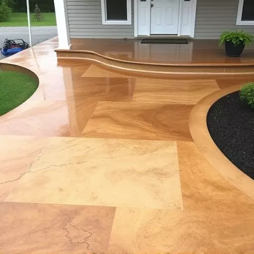 Concrete staining services Oak Harbor Ohio,Benefits of concrete staining,Acid-stained concrete
