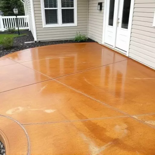 Concrete staining services Oak Harbor Ohio,Benefits of concrete staining,Acid-stained concrete