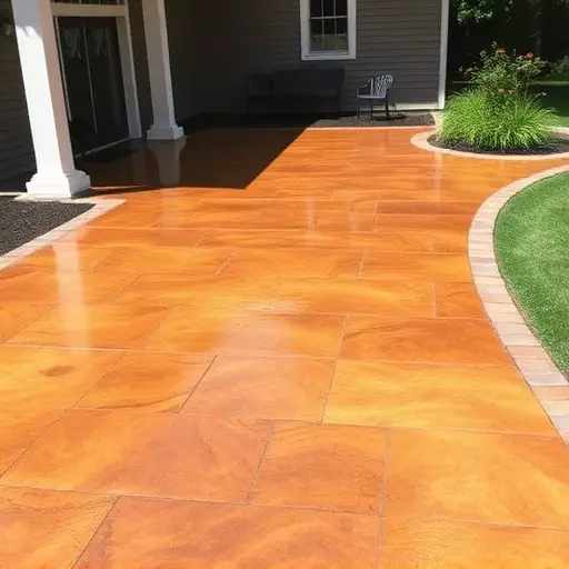 Concrete staining services Oak Harbor Ohio,Benefits of concrete staining,Acid-stained concrete