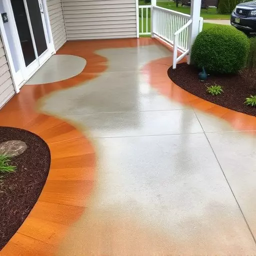 Concrete staining services Oak Harbor Ohio,Benefits of concrete staining,Acid-stained concrete