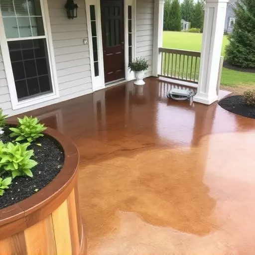 Concrete staining services Oak Harbor Ohio,Benefits of concrete staining,Acid-stained concrete