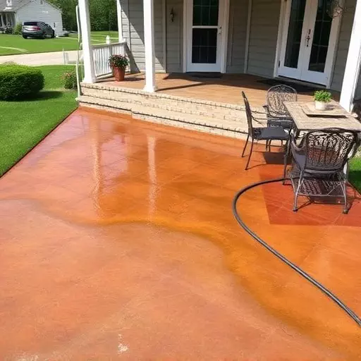Concrete staining services Oak Harbor Ohio,Benefits of concrete staining,Acid-stained concrete