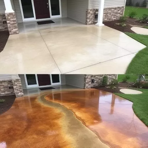 Concrete staining services Oak Harbor Ohio,Benefits of concrete staining,Acid-stained concrete