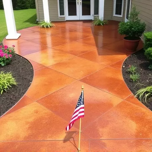 Concrete staining services Oak Harbor Ohio,Benefits of concrete staining,Acid-stained concrete