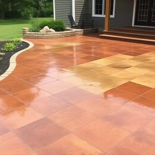 Concrete staining services Oak Harbor Ohio,Benefits of concrete staining,Acid-stained concrete