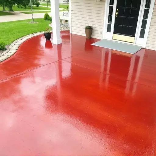 Concrete staining services Oak Harbor Ohio,Benefits of concrete staining,Acid-stained concrete