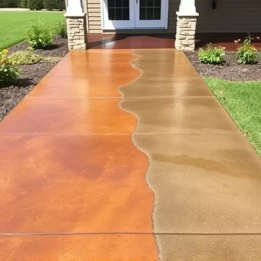 Concrete staining services Oak Harbor Ohio,Benefits of concrete staining,Acid-stained concrete