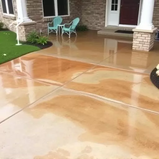 Concrete staining services Oak Harbor Ohio,Benefits of concrete staining,Acid-stained concrete
