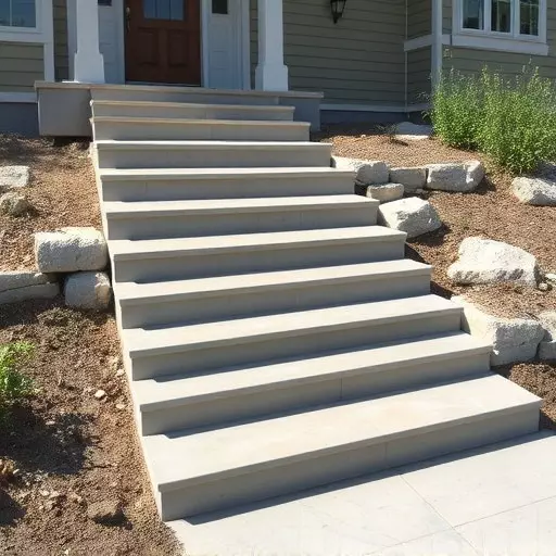 Concrete step construction process toledo,Residential concrete steps,Commercial concrete step construction