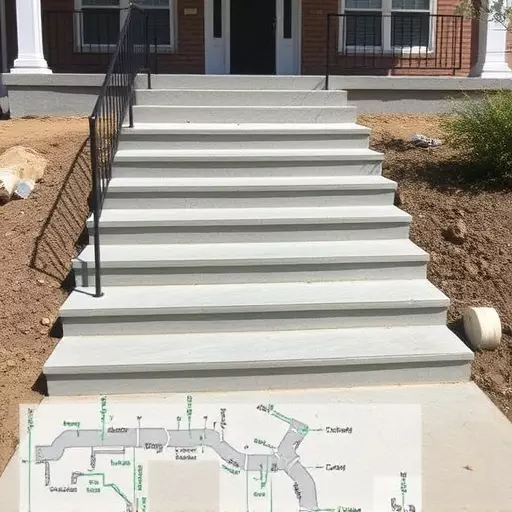 Concrete step construction process toledo,Residential concrete steps,Commercial concrete step construction