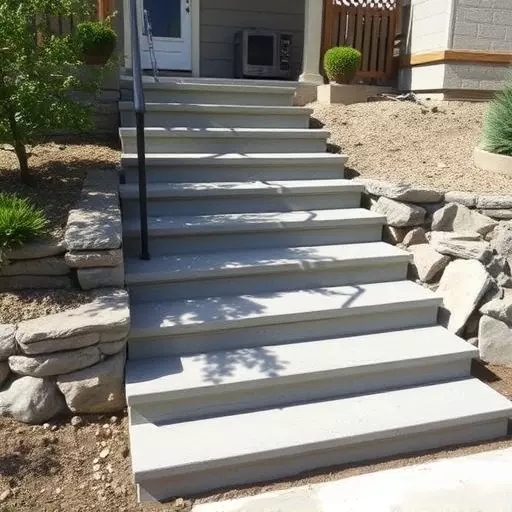 Concrete step construction process toledo,Residential concrete steps,Commercial concrete step construction